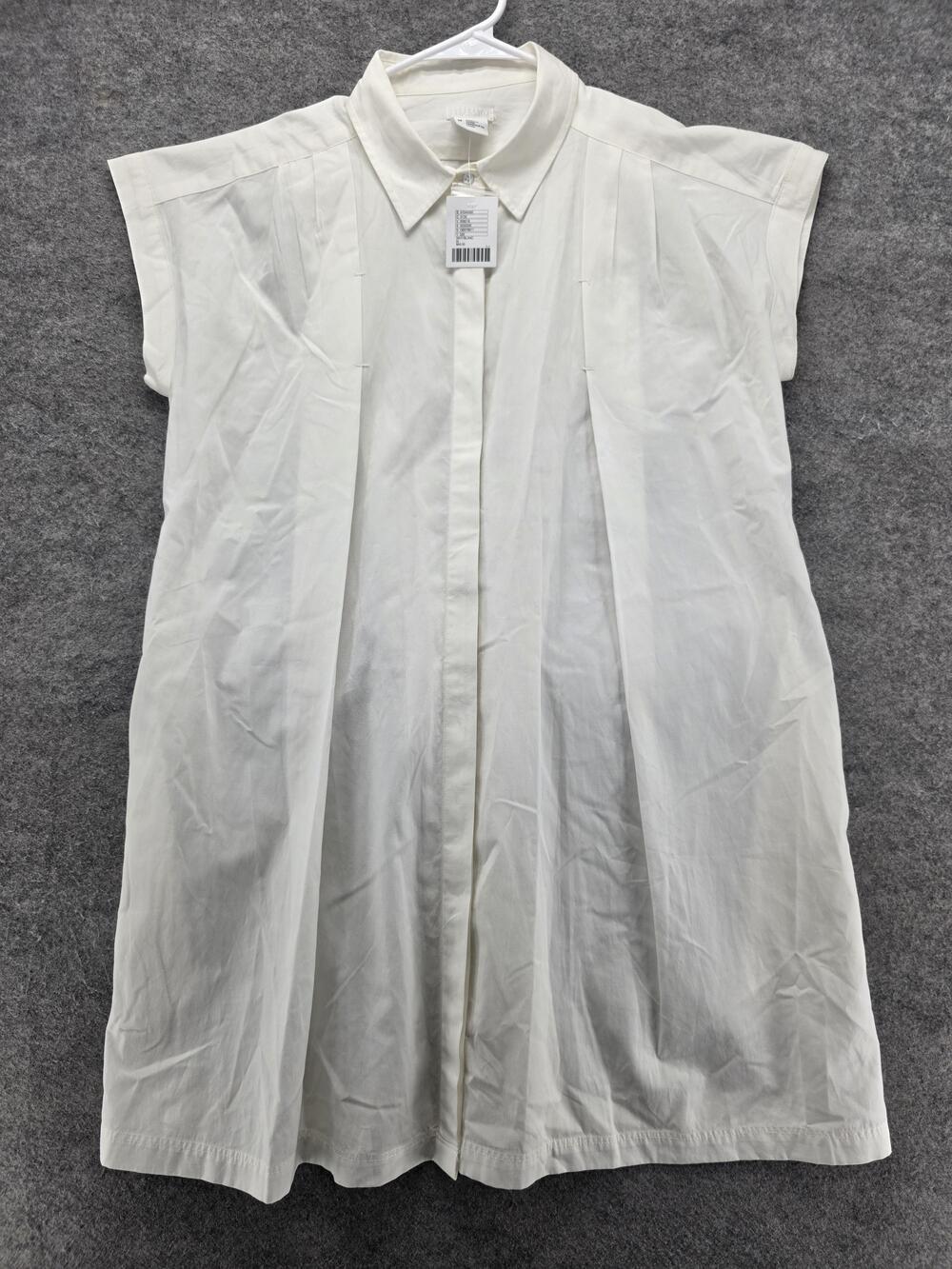 Cooperative Dress Womens Medium White Button Front Urban Outfitters OB578611